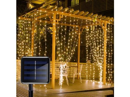 perdea luminoasă solară pentru terasă