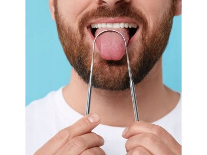 set unic 2 în 1 de răzuitoare de limbă