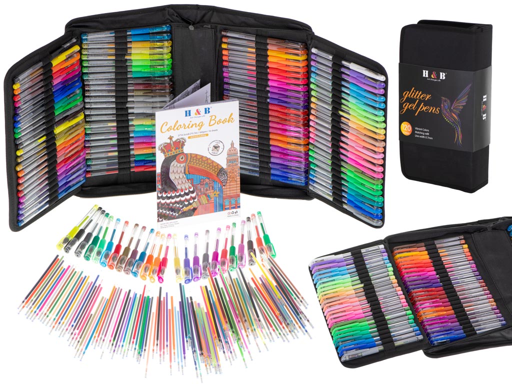 Fantastičen XXL set gel pisal - 120 kos
