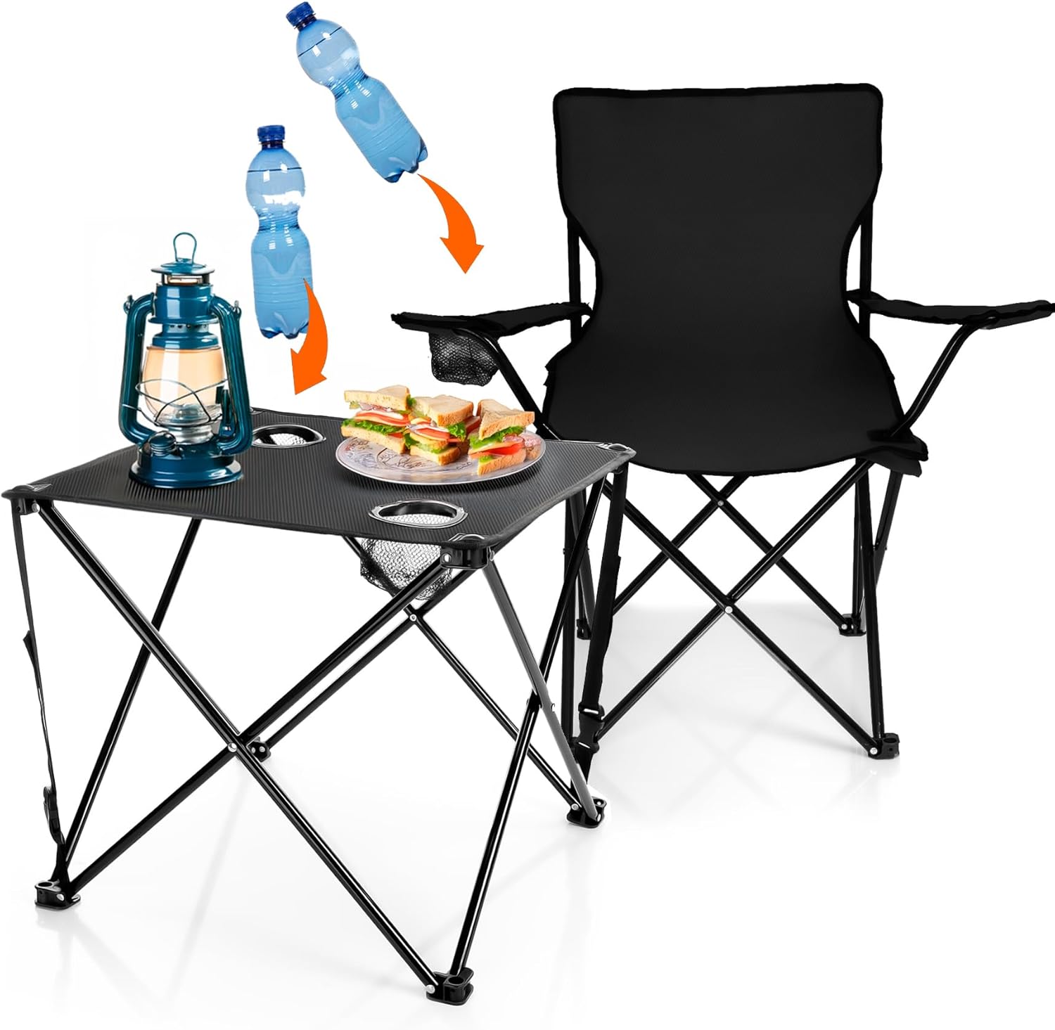 Ekskluzivna zložljiva miza in stoli