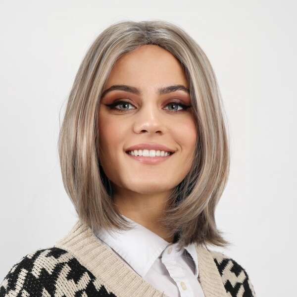 Kakovostna lasulja - karamelno blond bob