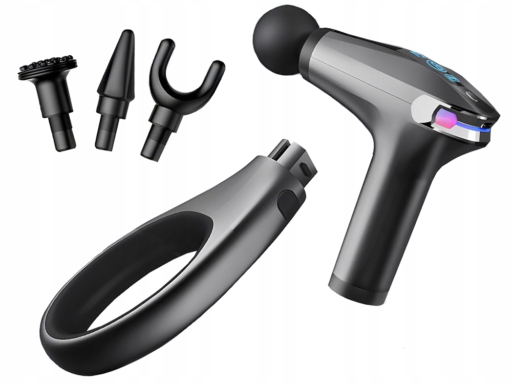 Senzacijska masažna pištola s podaljšanim ročajem