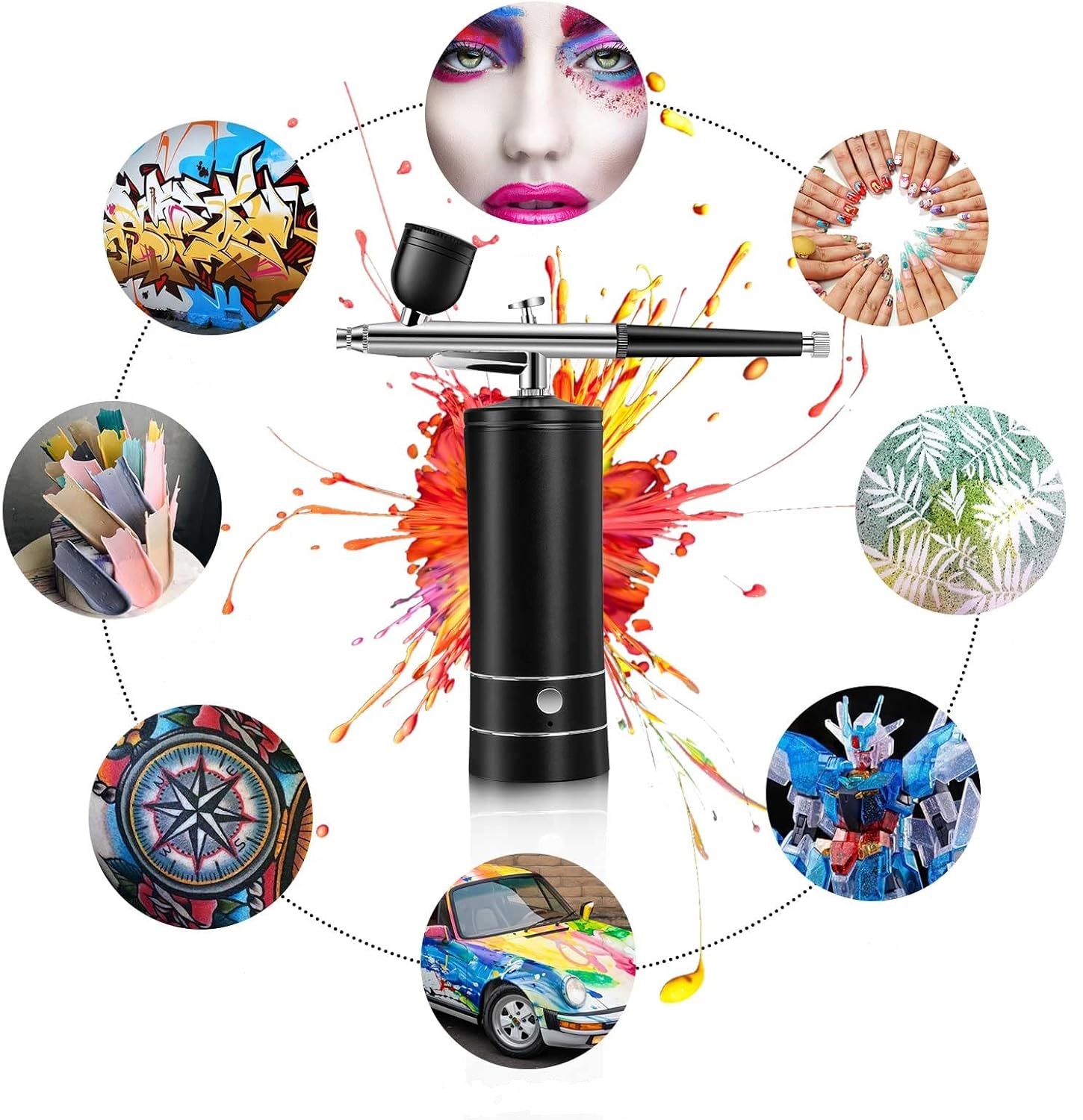 brezžična pištola za airbrush