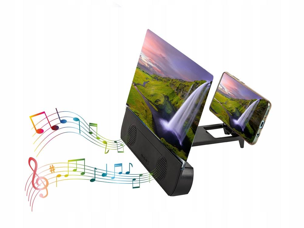 Povečevalnik zaslona telefona z Bluetooth zvočnikom