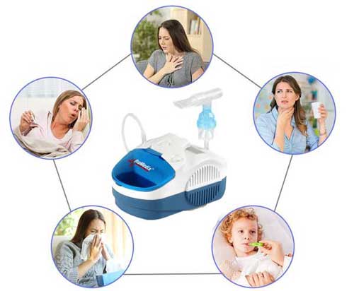 zmogljiv kompresorski inhalator - nebulator