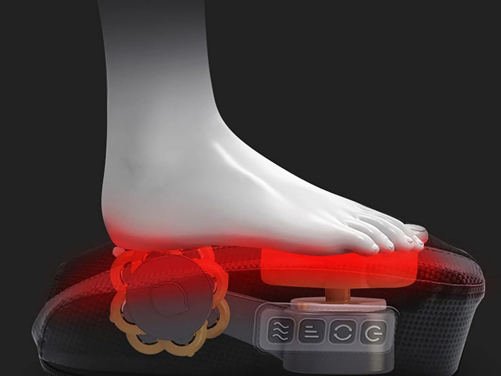 Senzacionalna grelna shiatsu naprava za masažo stopal