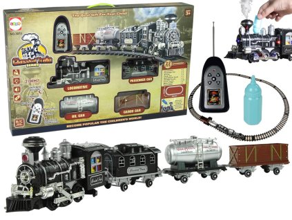 Edinstven vlakovni komplet - s paro, zvokom in svetlobo