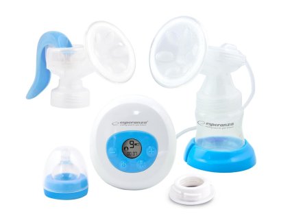2-v-1 električna in ročna črpalka za dojke