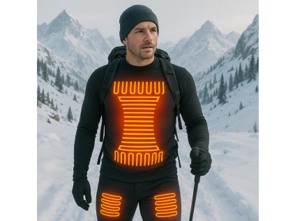 električno ogrevano termo spodnje perilo