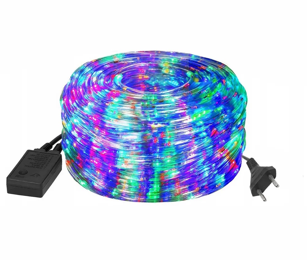 Lant de lumină cu LED-uri color - exterior