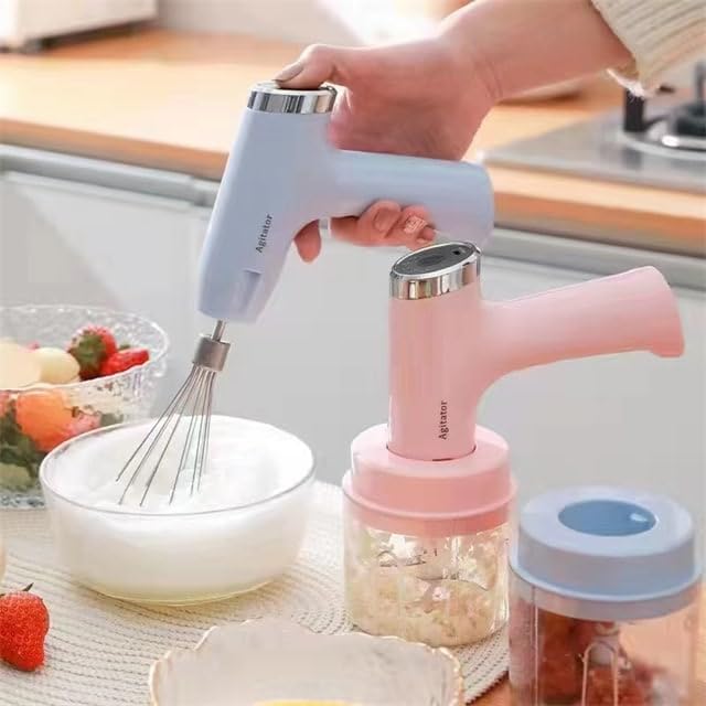 Blender compact reîncărcabil cu tocător de usturoi