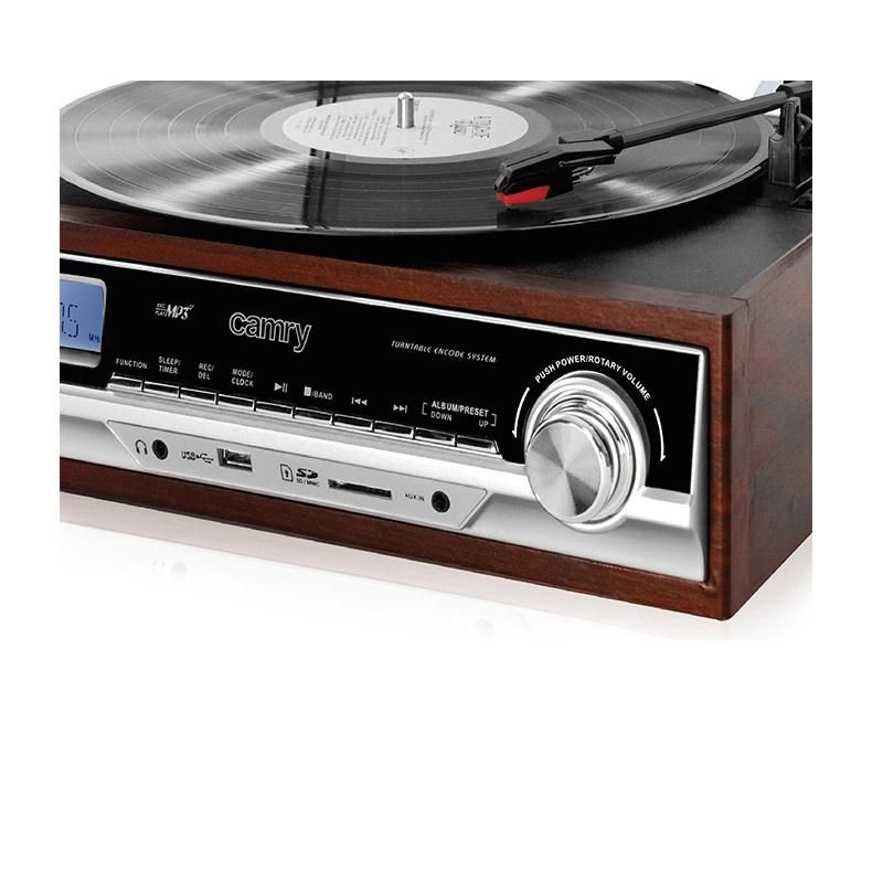 Večfunkcijski gramofon z bluetoothom, radiom, usb-jem