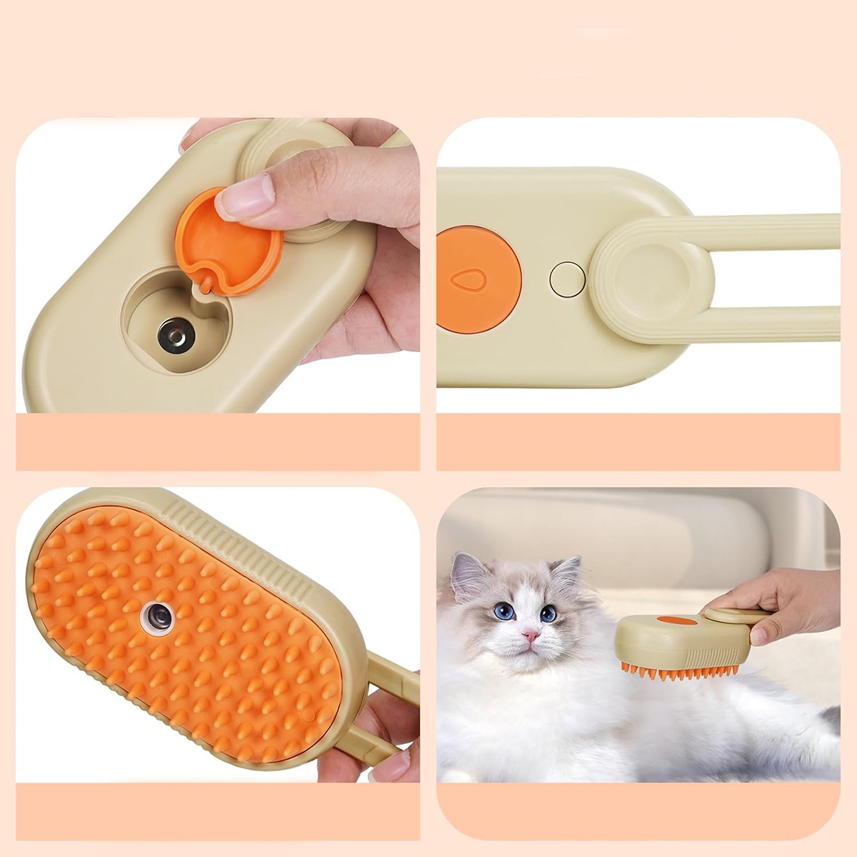 Praktický kartáč na srst pro psy a kočky