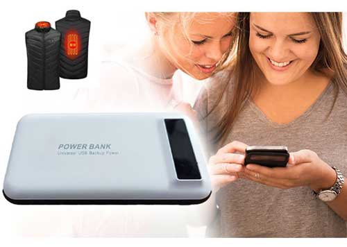 praktičen power bank in grelni jopič