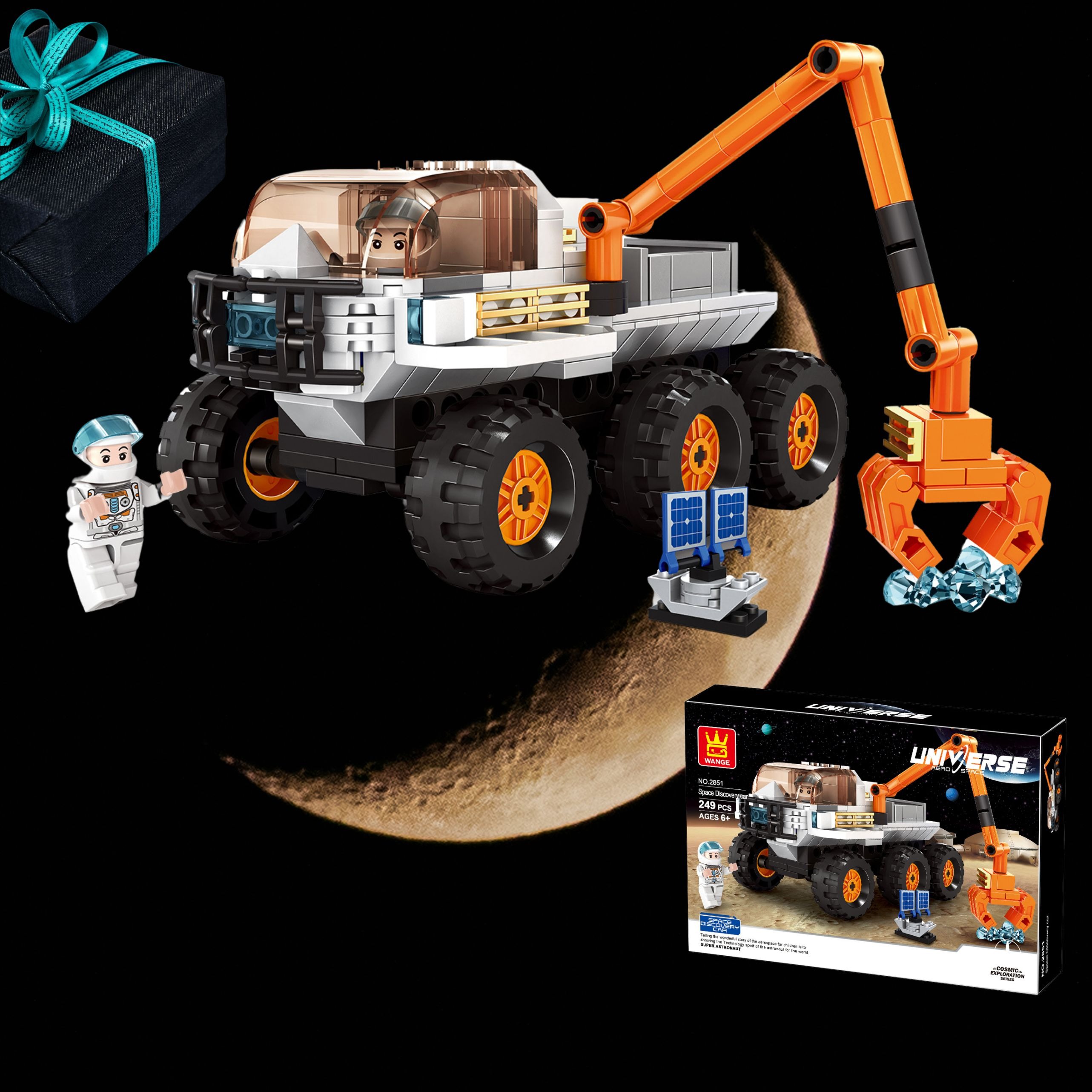 Egyedi építőkészlet - Lunar Rover - 249 blokk
