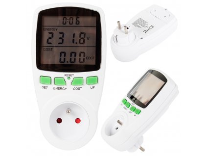 Solight digitálny merač spotreby el energie velky displej
