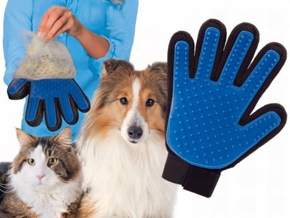 14063 vyčesávacia rukavice srsti pre psov a macky