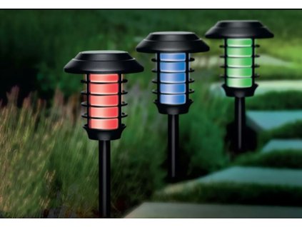 Okúzľujúca záhradná solárna RGB lampa na diaľkové ovládanie
