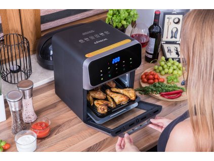 Mini elektrická rúra s dotykovým displejom air fryer