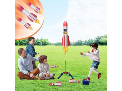 detský raketomet – vystreľovač penových rakiet