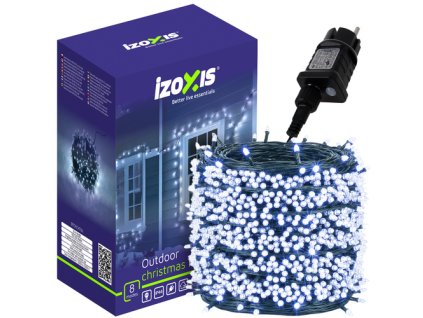 Božična svetlobna veriga - hladno bela 500 LED 35 m