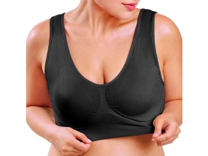 bezšvová športová podprsenka