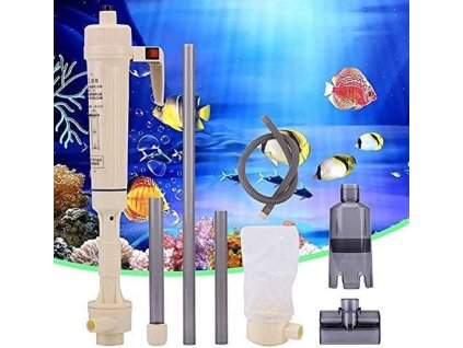 Elektrický akváriový odkaľovač – batériový čistič akvária