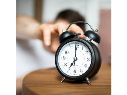 Retro jedinečný klasický budík s LED podsvietením