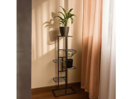 štýlový kovový stojan na kvety