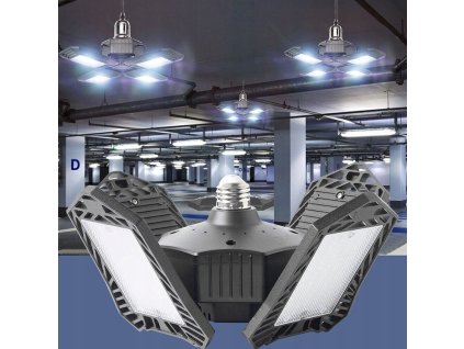 skladacia stropná LED lampa - žiarovka E27