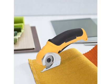 elektrické krajčírske aku nožnice, rezačka na látku a kartón