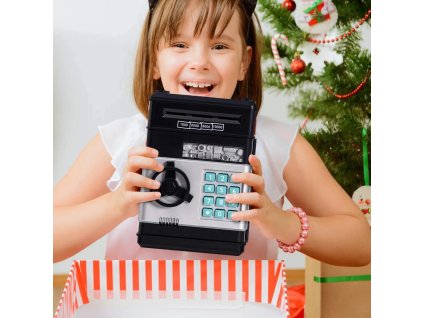 Pokladnička trezor, detský sejf 3 v 1