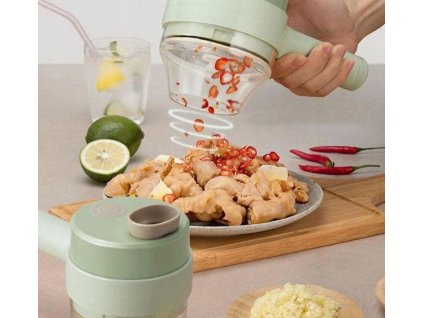 Jedinečný ručný elektrický krájač 4 v 1