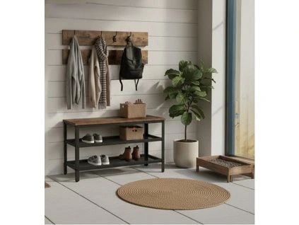 Botník s vešiakom a lavičkou