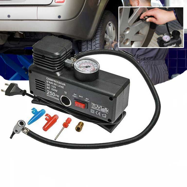 Deminas | Kompresor do auta 250 PSI, 18 BAR, 12V
