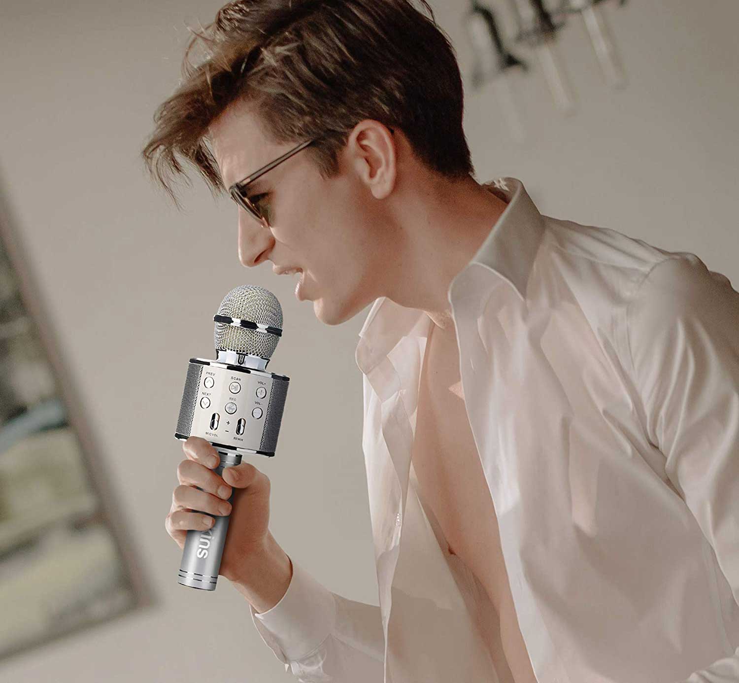 Deminas | Jedinečný bluetooth karaoke mikrofón