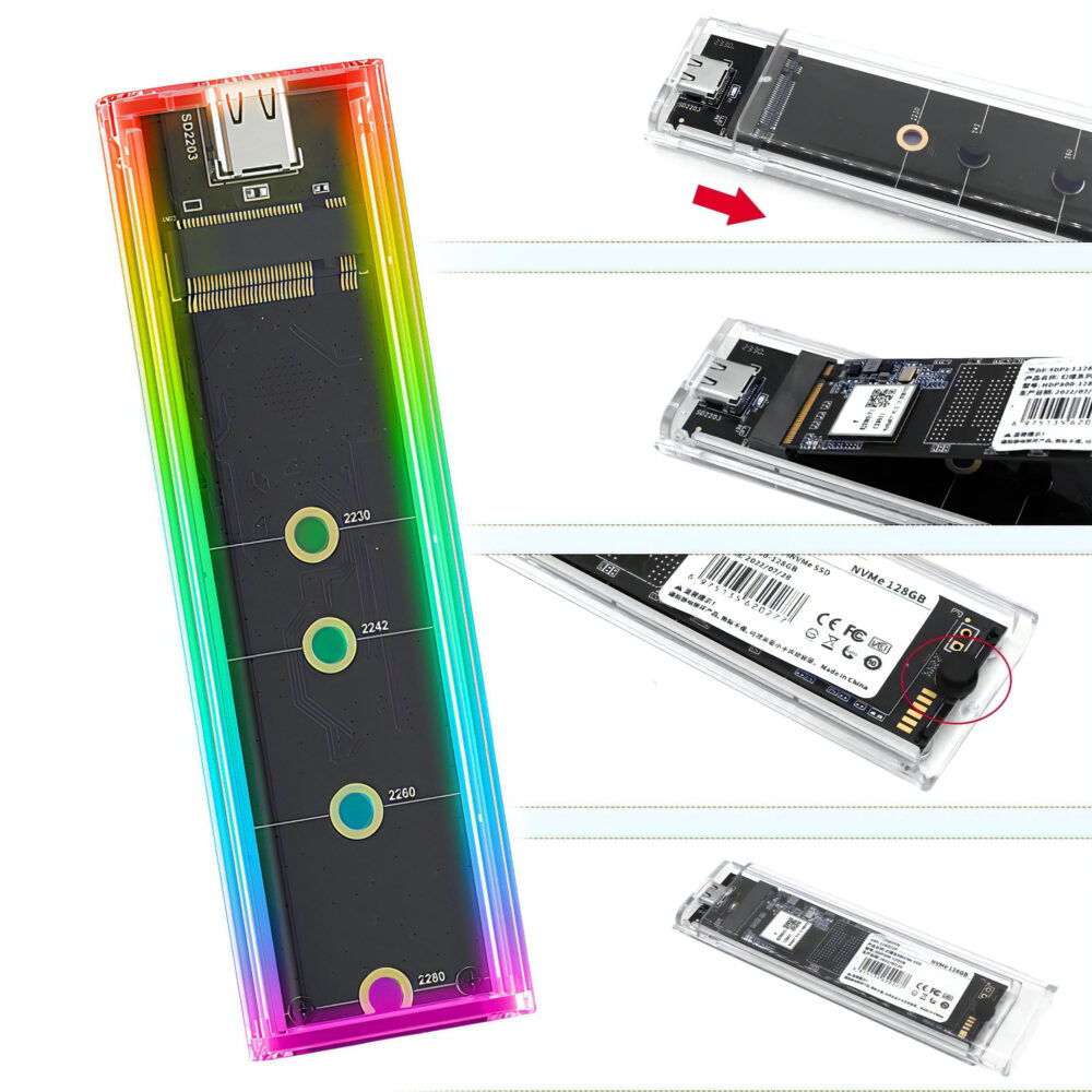 Deminas | Kompaktný externý box pre SSD disk