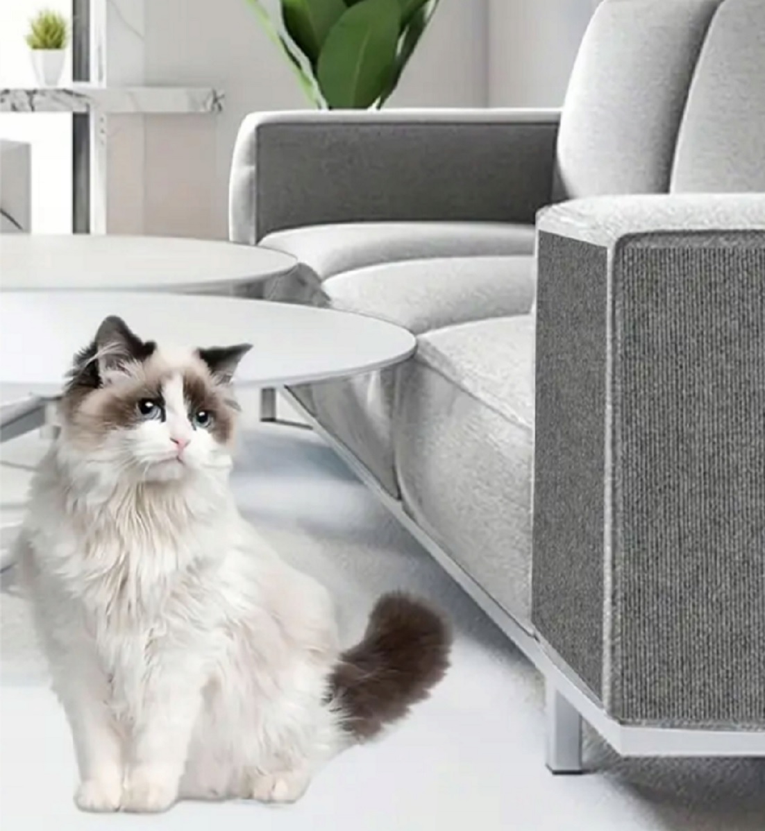 Deminas | Veľké samolepiace škrabadlo pre mačky 100x60cm