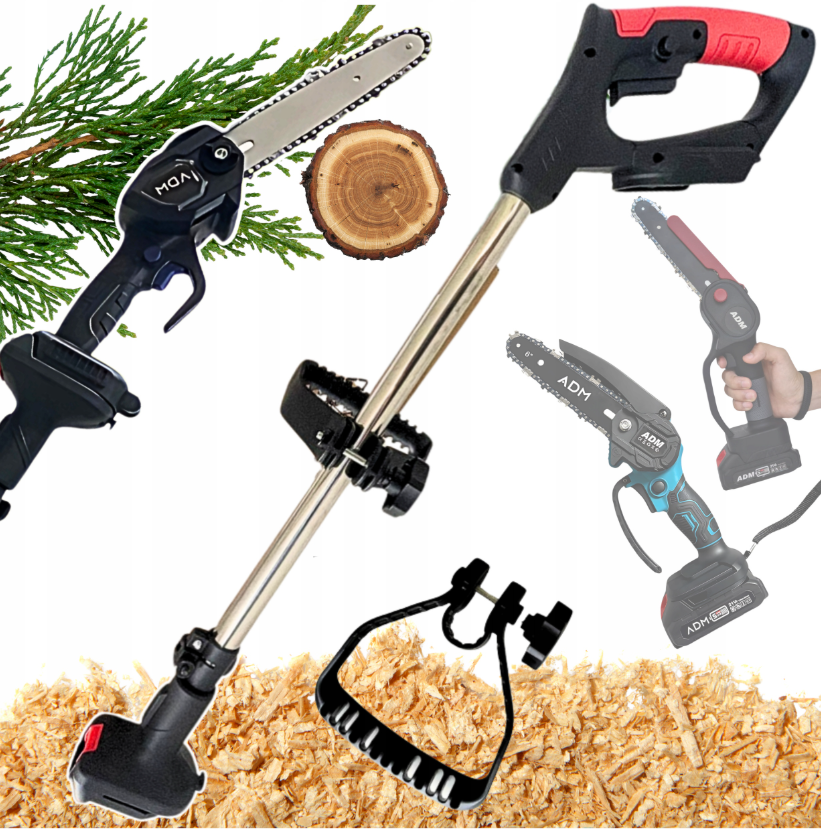 Deminas | Výkonná teleskopická aku reťazová píla – mini