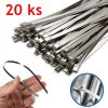 kovove stahovaci pasky z nerezovej oceli 20ks