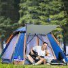 Samorozkladací kvalitný stan pre 5 osôb – vodeodolný kempingový stan