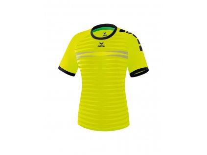 ERIMA dámský dres krátký FERRARA 2.0 neon žlutá černá (Veľkosť 34, Farba - hlavná Neon žltá, Farba - doplnková Čierna)