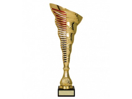 Sportovní trofej Pohár 7233 (Veľkosť A, Farba - hlavná Zlatá, Farba - doplnková Ružová)