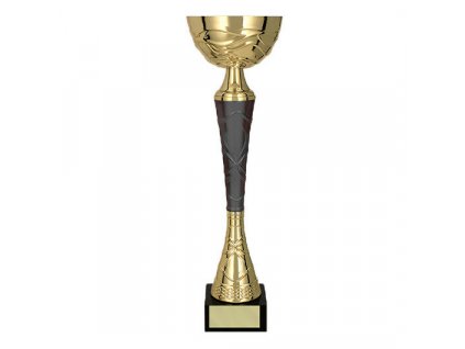 Sportovní trofej Pohár 9216 (Veľkosť A, Farba - hlavná Zlatá, Farba - doplnková Čierna)