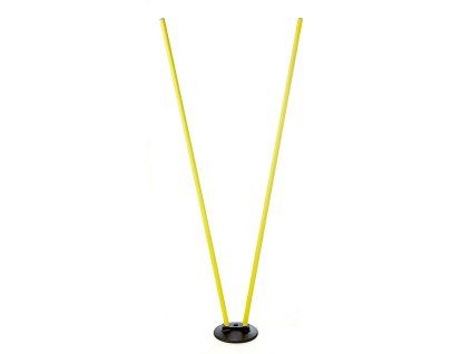 42433 1 slalomova tyc bez hrotu 2ks 160 cm podstavec na tyce