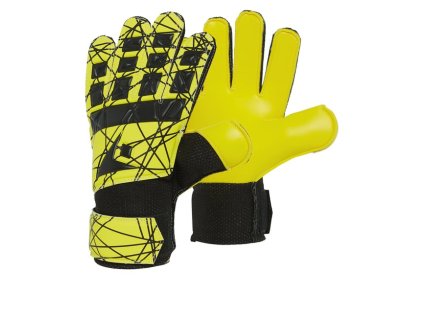 110902 macron brankarske rukavice leopard neon zlta cierna
