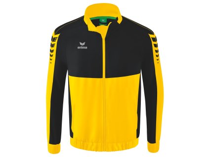 33211 3 erima vychadzkova bunda six wings zlta cierna