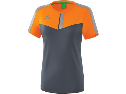 34504 3 erima damske tricko squad oranzova siva