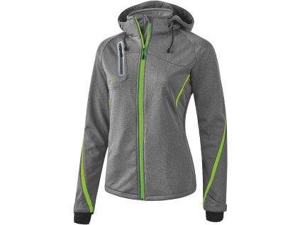 39937 2 erima damska softshellova funkcna bunda siva