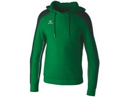 108709 erima mikina s kapucnou evo star zelena